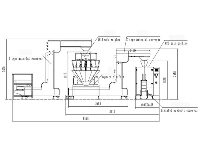 Two-elevators-packing-machine